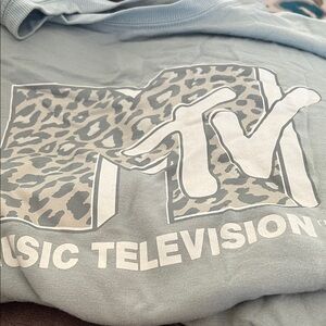 MTV Gray Green Casual Sweatshirt